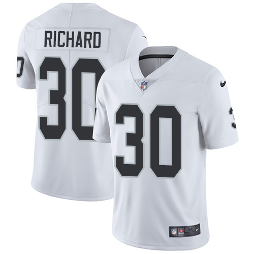 Nike Raiders #30 Jalen Richard White Men's Stitched NFL Vapor Untouchable Limited Jersey